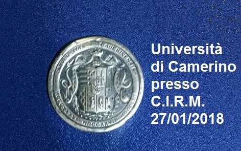 Targa Camerino al CIRM di Roma